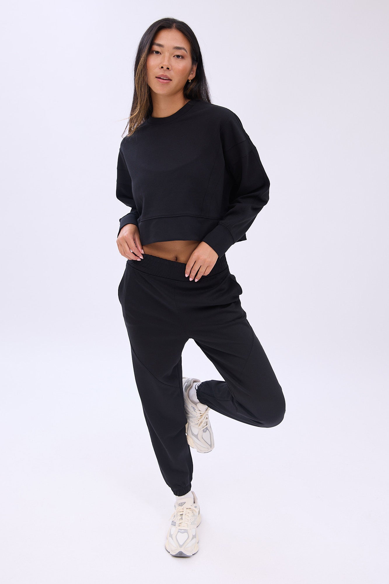 UNPLUG By Bluenotes Tech Fleece Crew Neck Sweatshirt