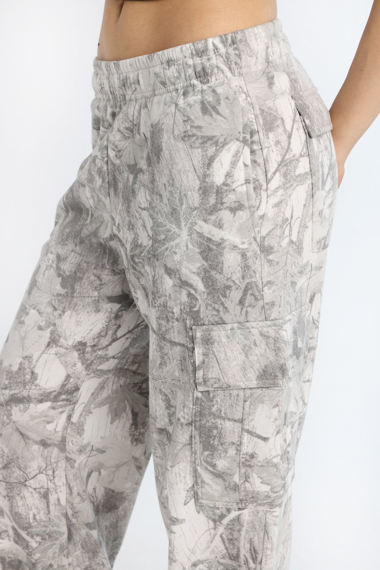 Cargo Wide Leg Sweatpants