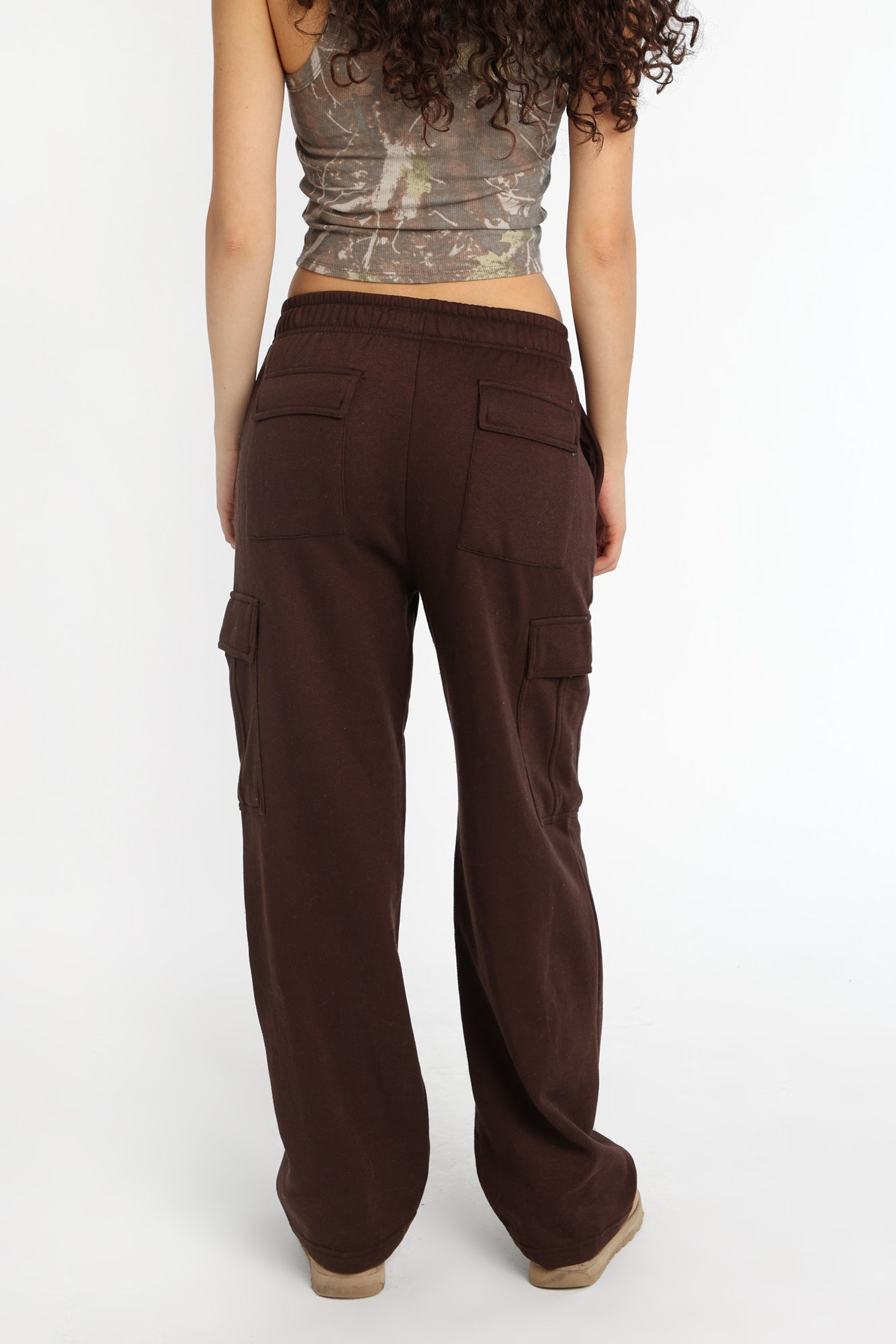 Cargo Wide Leg Sweatpants