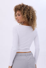 Ribbed Long Sleeve Henley Top thumbnail 9