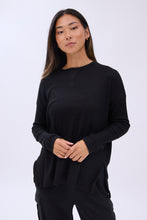 Waffle Knit Oversized Long Sleeve Tee thumbnail 6