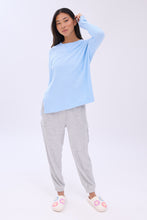 Waffle Knit Oversized Long Sleeve Tee thumbnail 11