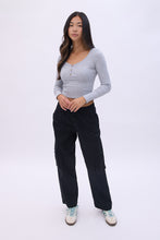 High Rise Baggy Cargo Pants thumbnail 3