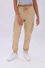 High Rise Cargo Twill Jogger thumbnail 6