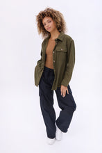 High Rise Wide Leg Cargo Twill Pants thumbnail 8