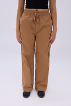 High Rise Wide Leg Cargo Twill Pants thumbnail 1