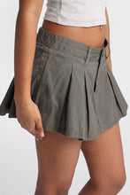 Low Rise Pleated Twill Skort thumbnail 7