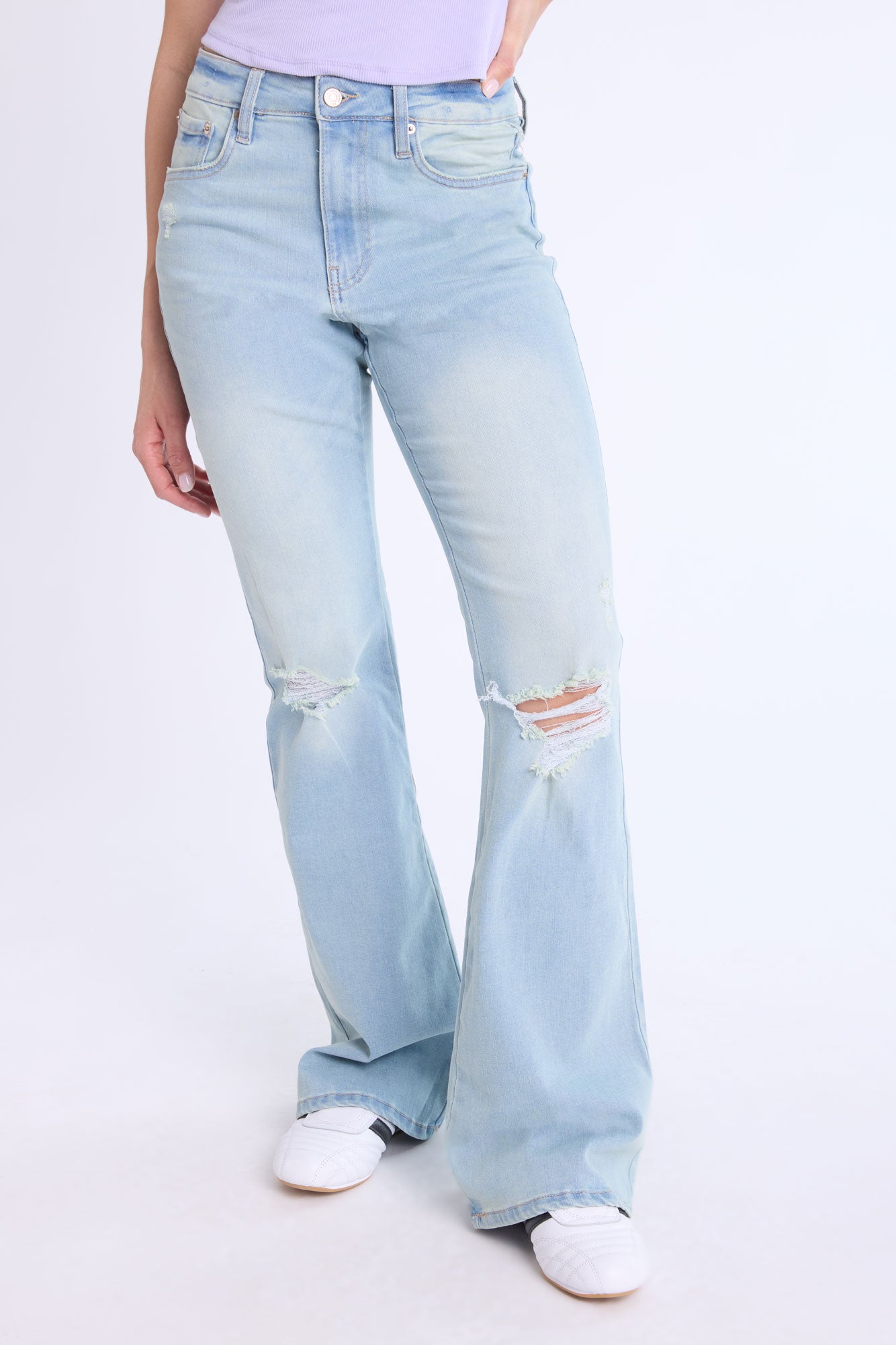 High Rise Flare Jeans