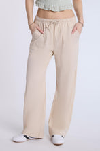 Pantalon à jambe large en mélange de lin thumbnail 6