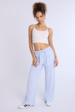 Pantalon à jambe large en mélange de lin thumbnail 14