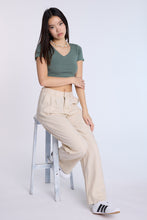Pantalon en mélange de lin thumbnail 5