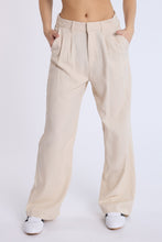 Pantalon en mélange de lin thumbnail 1