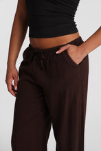 Linen-Blend Drawstring Wide Leg Pants thumbnail 6