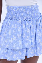 High Rise Smocked Waist Tiered Mini Skirt thumbnail 8