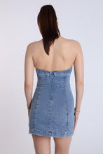 Mini-robe en denim thumbnail 5