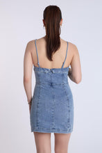 Mini-robe en denim thumbnail 6