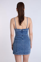 Strapless Denim Mini Dress thumbnail 12