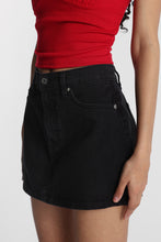 High Rise Denim Mini Skirt thumbnail 2