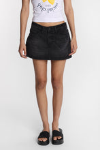 Jupe-short en denim taille basse thumbnail 5