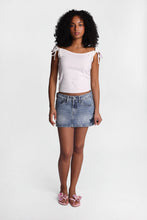 Low Rise Star Patch Denim Skort thumbnail 4