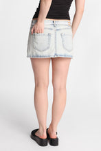 Low Rise Shoelace Belt Denim Skort thumbnail 4