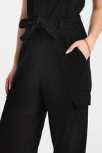 Twill Belted Jumpsuit thumbnail 6