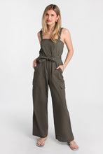 Twill Belted Jumpsuit thumbnail 1