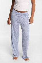 Pantalon pyjama à jambes larges en tricot pointelle thumbnail 14