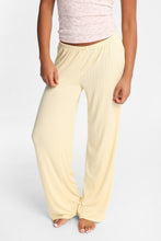 Pantalon pyjama à jambes larges en tricot pointelle thumbnail 8