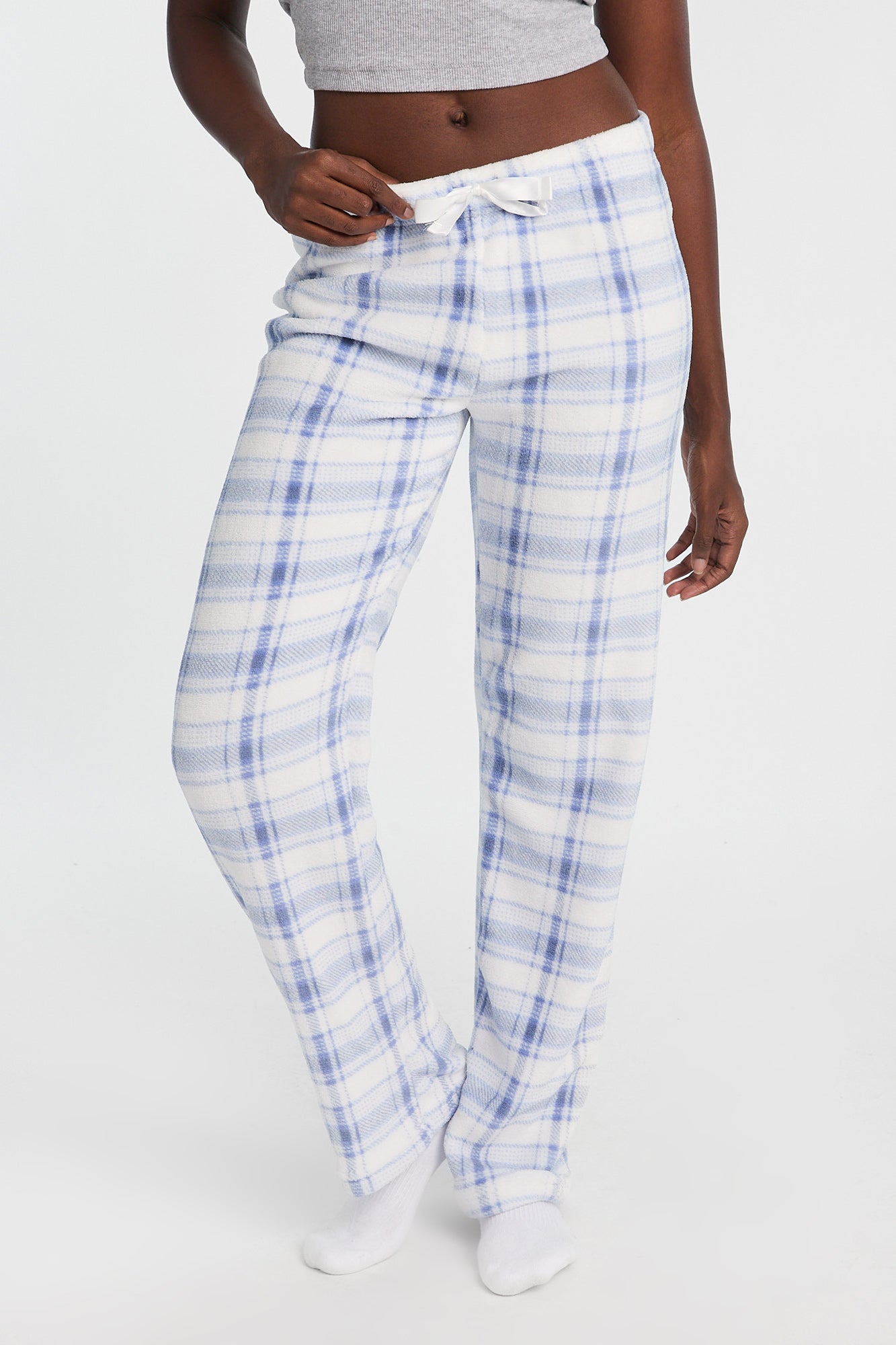 Graphic Plush Pajama Pants