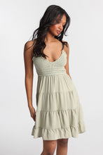 Crochet-Style Bodice Mini Dress thumbnail 5