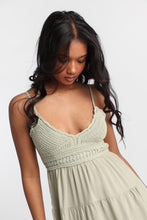 Crochet-Style Bodice Mini Dress thumbnail 14