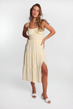 Smocked Waist Cross-Back Maxi Dress thumbnail 1