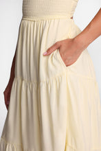 Smocked Waist Cross-Back Maxi Dress thumbnail 3