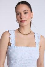 Mini-robe smockée étagée thumbnail 11