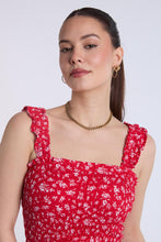 Mini-robe smockée étagée thumbnail 2