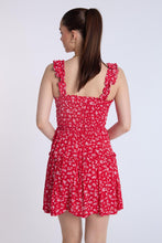 Mini-robe smockée étagée thumbnail 3