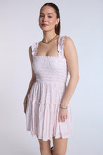 Mini-robe smockée étagée thumbnail 5