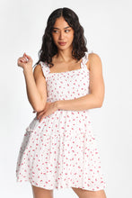 Flutter Strap Tiered Smocked Mini Dress thumbnail 2