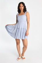 Flutter Strap Tiered Smocked Mini Dress thumbnail 9