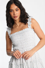 Flutter Strap Tiered Smocked Mini Dress thumbnail 11