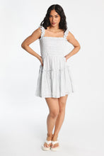 Flutter Strap Tiered Smocked Mini Dress thumbnail 13
