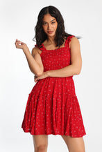 Flutter Strap Tiered Smocked Mini Dress thumbnail 14
