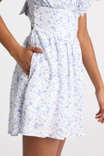 Tie-Back Flutter Sleeve Mini Dress thumbnail 5