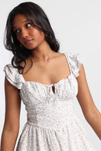 Tie-Back Flutter Sleeve Mini Dress thumbnail 9