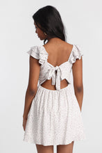 Tie-Back Flutter Sleeve Mini Dress thumbnail 8