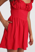 Tie-Back Flutter Sleeve Mini Dress thumbnail 16