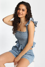 Chambray Drawstrings Shorts thumbnail 9