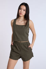 Shorts en lin mélangé thumbnail 1