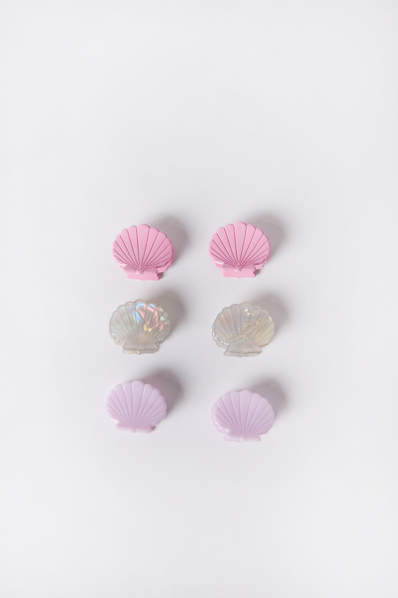 Shell Claw Clips 6-Pack